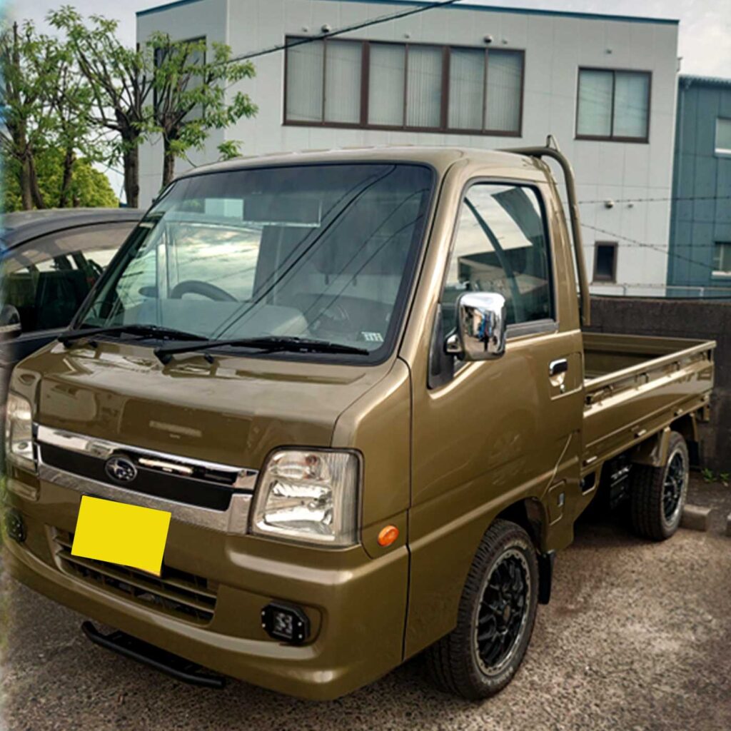 軽トラックの全塗装